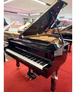 Half-tail piano KREUTZ MoD. GPS-186 shiny black + silent kit