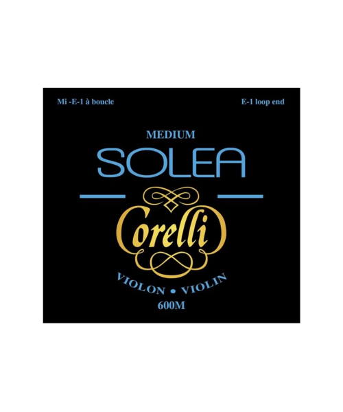 SAVAREZ 600M SET CORDE VIOLINO SOLEA CORELLI, TENSIONE MEDIA, LOOP END