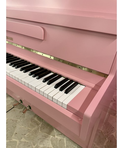 PIANOFORTE VERTICALE HOFFMAN & KUNE ROSA SATINATO