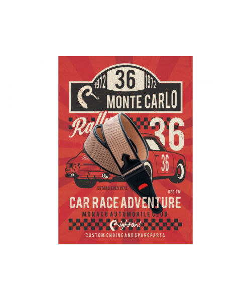 Shoulder belt RIGHTON STRAPS Mountain-Carlo Beige