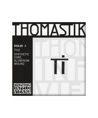 THOMASTIK Ti02 The Synthetic Core, Aluminum Wound