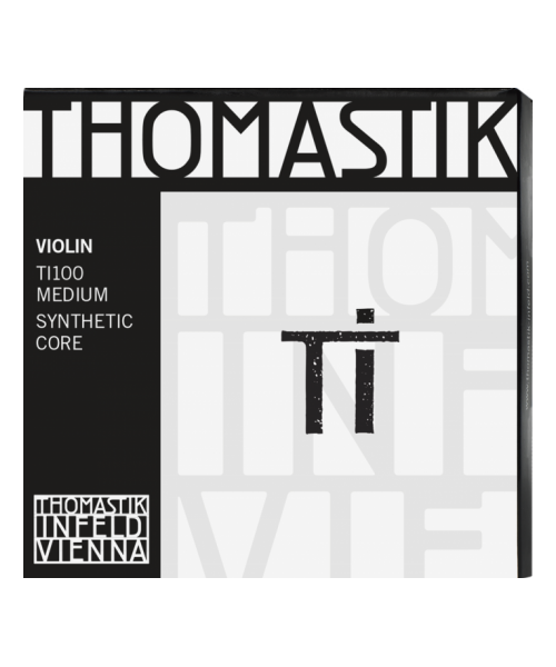 THOMASTIK TI100 Snanthetic Core vouchers, Silver Wound