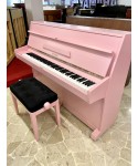 PIANOFORTE VERTICALE OFFBERG ROSA SATINATO + PANCA