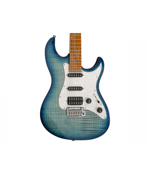 Sire guitars s7 fm tbl trans blue