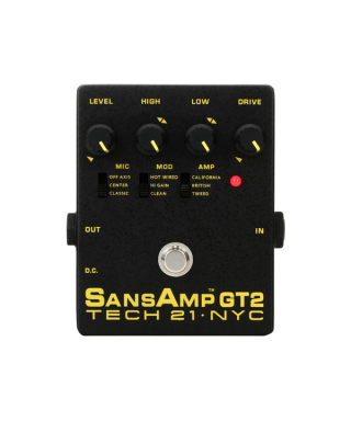 TECH21 SANSAMP GT2 - Guitar pedal preamplifier