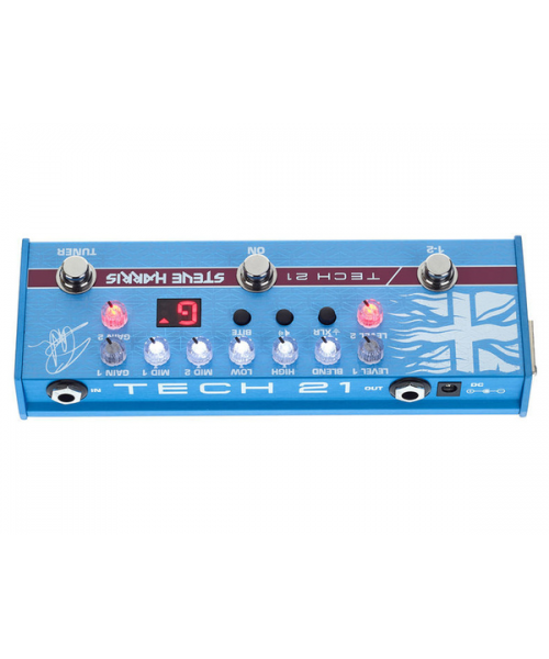 TECH21 SH1 - Steve Harris Signature Pedal - Preamplifier for bass