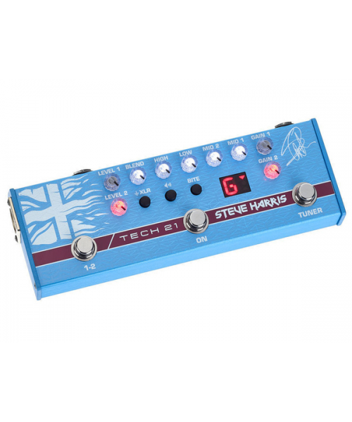 TECH21 SH1 - Steve Harris Signature Pedal - Preamplifier for bass