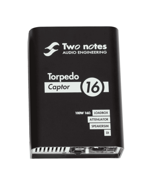 Two Notes Torpedo Captor 16 Ohms - Loadbox, attenuator and analogue cash simulator