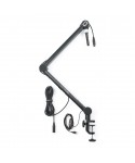 GATOR FRAMEWORKS Fwmicbcbm4000 - Microphone clamp desk arm with light indicator