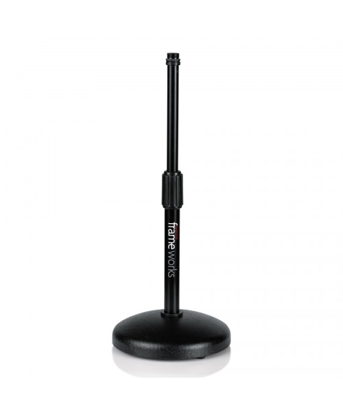 GATOR FRAMEWORKS Gfw-Mic-0501 - Round-based table stand from 6 '' for microphone C / Torsion clamp