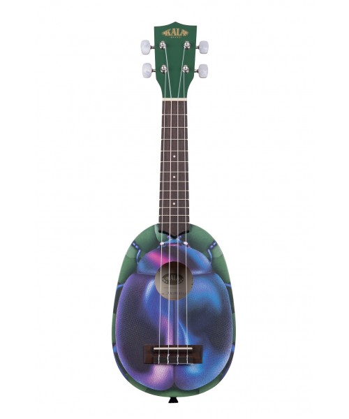 KALA KA-NV-BTLE - UKULELE SOPRANO BLUE BEETLE - C/BORSA