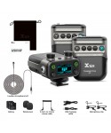 XVIVE U5T2 LAVALIER - SISTEMA WIRELESS DIGITALE CON DOPPIO TRASMETTITORE PER CAMERA DSLR O BROADCAST