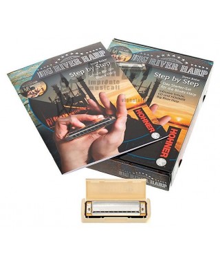 HOHNER Big River Step by Step Pack: Harmonica + Manual in Italian