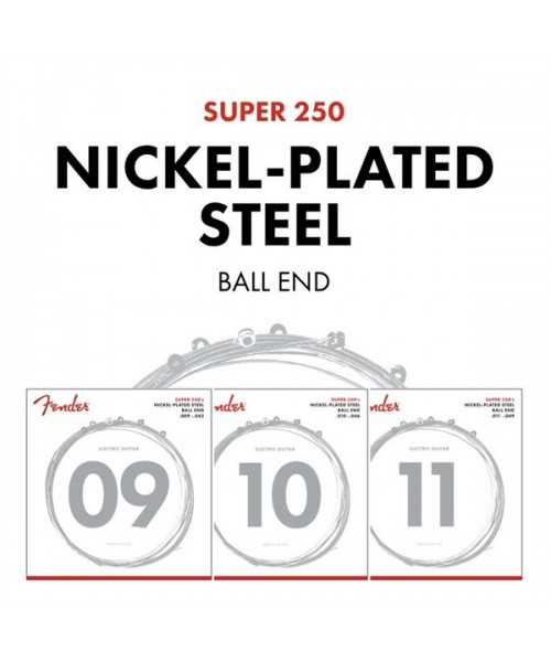 FENDER Muta FENDER 250xs gauges .008-.038, (6) 0730250402