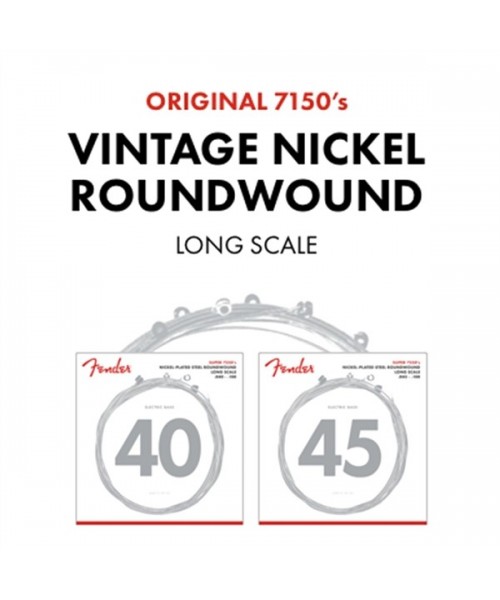 FENDER Muta FENDER Long Scale, 7150ml .045-.100 Gauges (4) 0737150405