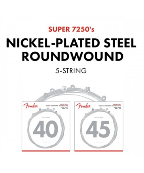 FENDER Muta FENDER 7250-5L .040-.115 Gauges, (5) 0737250453