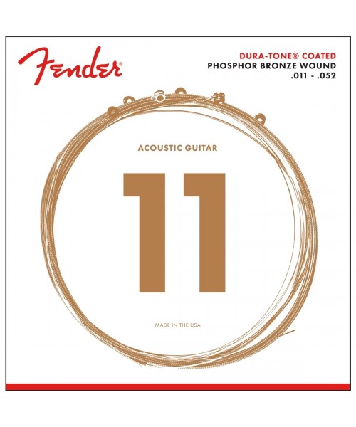 FENDER Muta FENDER 860cl Phosphor Bronze Hard-Tone Coated 11-52 0730860405
