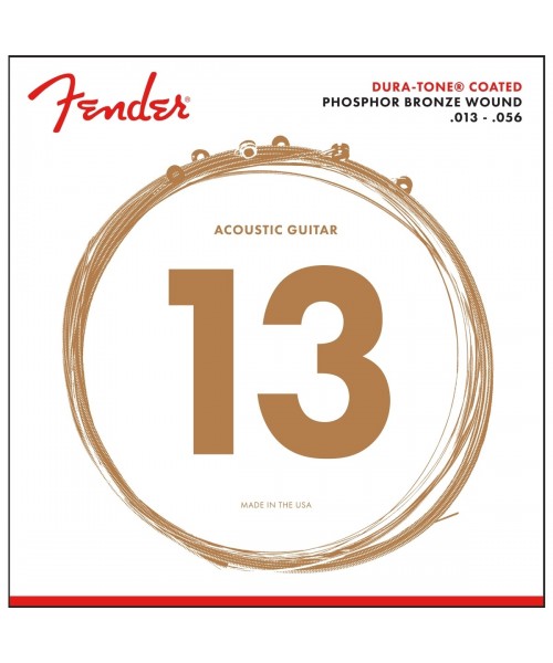 FENDER MUTA FENDER 860M PHOSPHOR BRONZE DURA-TONE COATED 13-56 0730860408