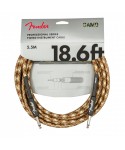 FENDER Cable FENDER Professional Series Straight / Straight 18.6 '(5.5m) Desert Camo 0990818107