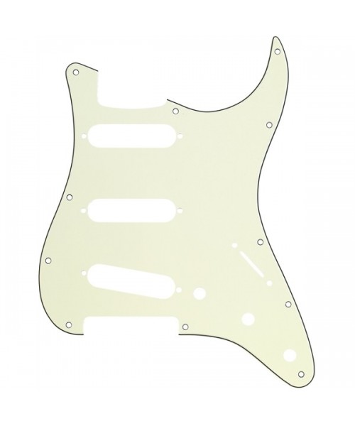 FENDER FENDER Parts Pickguard Stratocaster S / S / S 11-Hole Mount Mint Green MG / B / mg 3-Ply 0992144000