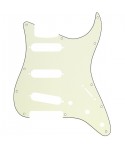 FENDER FENDER PARTS PICKGUARD STRATOCASTER S/S/S 11-HOLE MOUNT MINT GREEN MG/B/MG 3-PLY 0992144000