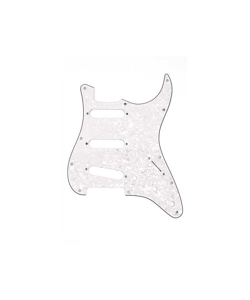 Fender 11hole modernstyle stratocaster s/s/s pickguards white pearl