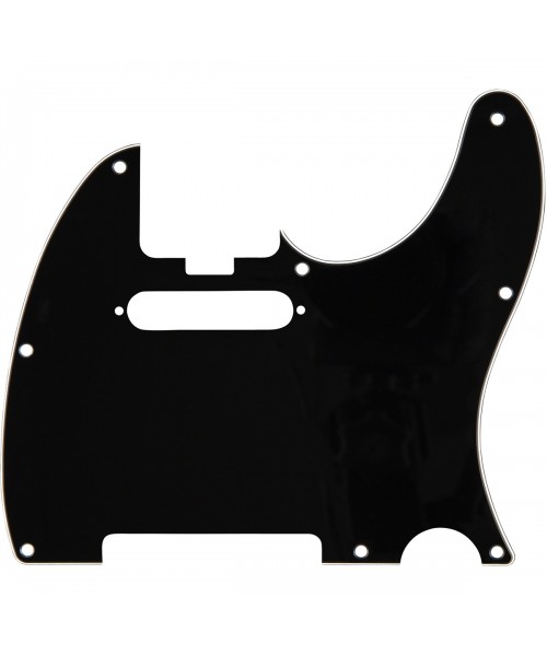 FENDER FENDER PARTS ELITE TELE PICKGUARD BLACK 3-PLY BLACK 0992193001