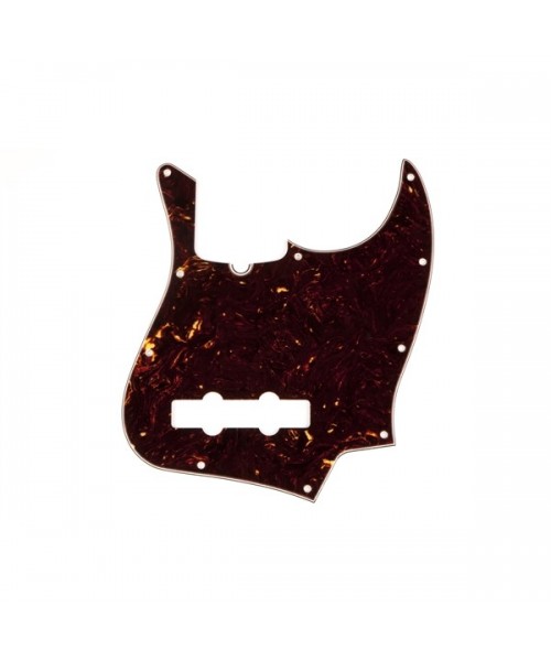 FENDER FENDER PARTS PICKGUARD JAZZ BASS 10 HOLE MOUNT TORTOISE SHELL, 4-PLY 0074131000