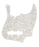 FENDER FENDER PARTS PICKGUARD JAZZ BASS 10-HOLE MOUNT AGED WHITE PEARL, 4-PLY 0992177000