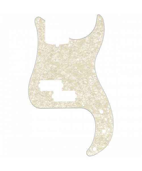 FENDER FENDER PARTS PICKGUARD PRECISION BASS 13-HOLE MOUNT AGED WHITE PEARL, 4-PLY 0992176000