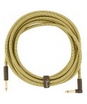 FENDER Cable FENDER Deluxe Series Straight / Angle 18.6 '(5.5m) Tweed 0990820082