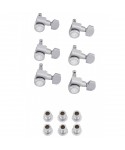FENDER FENDER PARTS LOCKING STRATOCASTER/TELECASTER STAGGERED TUNING MACH  BRUSH CHROME 0990818000