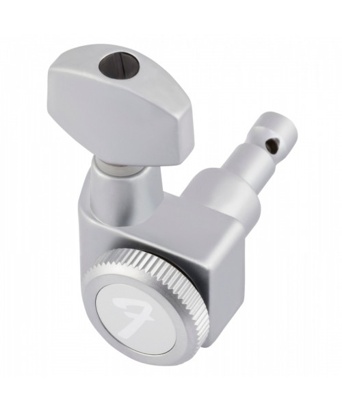 FENDER FENDER PARTS LOCKING STRATOCASTER/TELECASTER STAGGERED TUNING MACH  BRUSH CHROME 0990818000