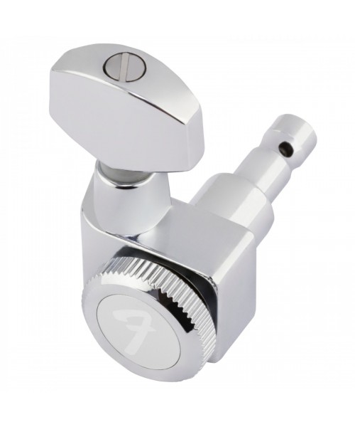 FENDER FENDER PARTS LOCKING STRATOCASTER/TELECASTER STAGGERED TUNING MACH (6)  POLISH CHROME 0990818100