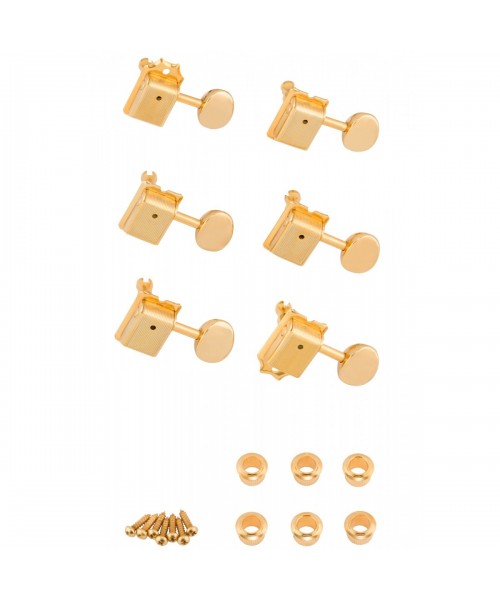 FENDER FENDER PARTS AMERICAN VINTAGE STRATOCASTER/TELECASTER TUNING MACHINES GOLD (6)  GOLD 0992040200