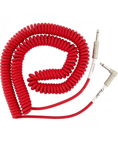 FENDER CAVO FENDER ORIGINAL SERIES COIL CABLE STRAIGHT-ANGLE 30'(9M) FIESTA RED 0990823005