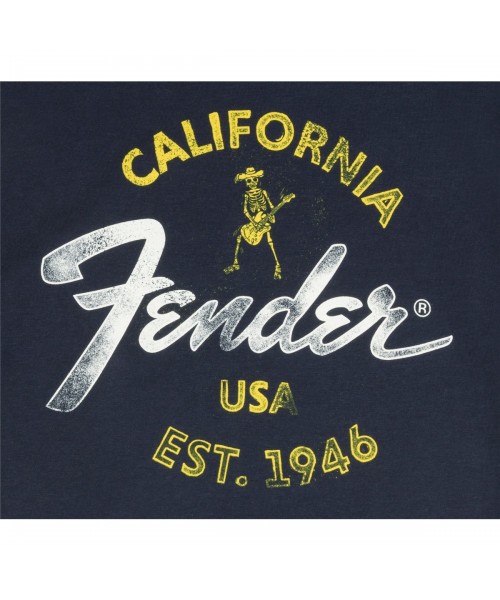 FENDER FENDER Lifestyle Baja Blue T-Blue M 9190117406 shirt