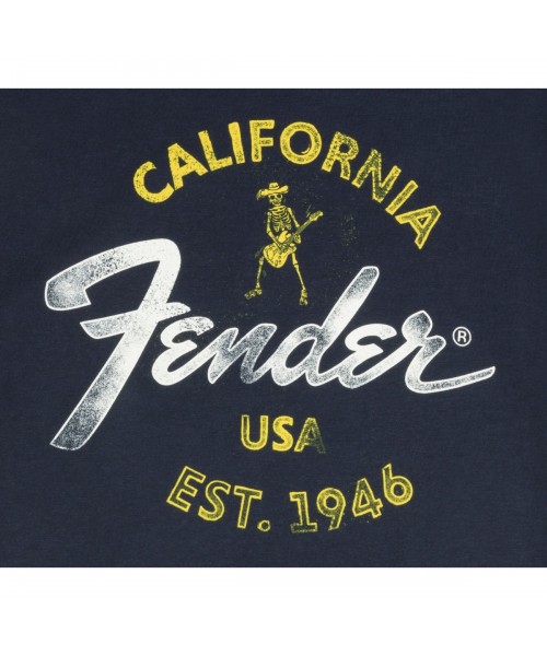 FENDER FENDER LIFESTYLE BAJA BLUE T-SHIRT BLUE L 9190117506