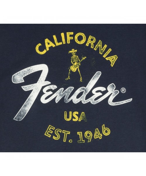 FENDER FENDER Lifestyle Baja Blue T-Blue XL Shirt 9190117606