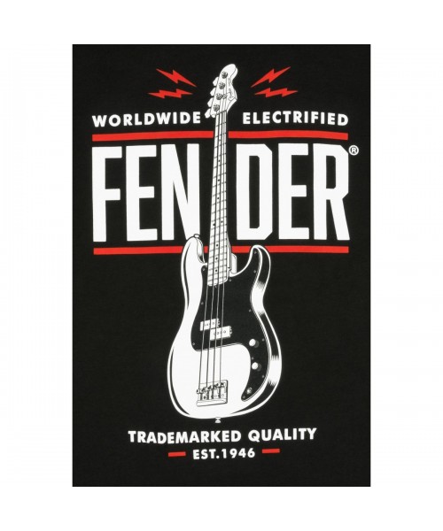FENDER FENDER Lifestyle P Bass T-Black S 9190134306 shirt