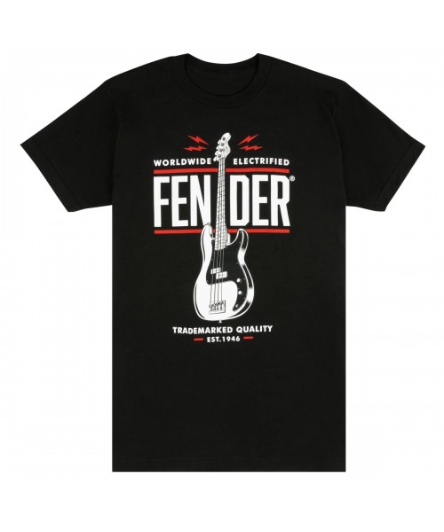 FENDER FENDER LIFESTYLE P-BASS TM T-SHIRT BLACK XL 9190134606