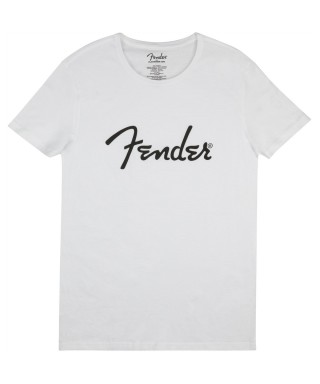 FENDER FENDER Lifestyle Spaghetti Logo Men's Tee White M 9193010507