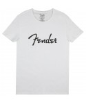 FENDER FENDER Lifestyle Spaghetti Logo Men's Tee White M 9193010507