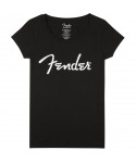 FENDER FENDER Lifestyle Spaghetti Logo Women's Tee Black S 9193020501