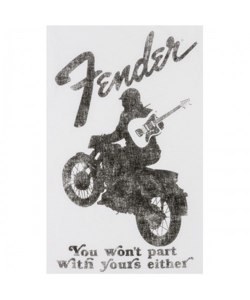 FENDER FENDER Lifestyle Jaguar Women's SleevelESS Tonnes-Shirt White L 9123013122