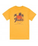 FENDER FENDER Lifestyle Palm Sunshine Unisex T-Marigold shirt M 9190119406