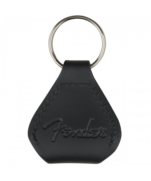 FENDER FENDER LIFESTYLE LEATHER PICK HOLDER KEYCHAIN  BLACK 9106001606