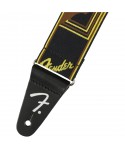 FENDER TRACOLLA FENDER WEIGHLESS 2" MONO BLACK/YELLOW/BROWN  0990686006