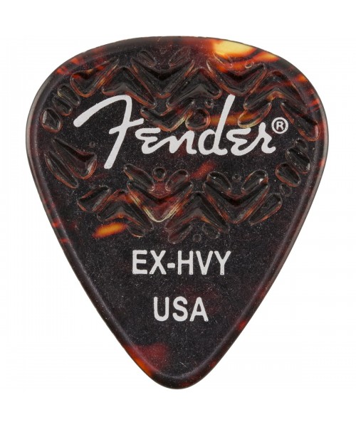 FENDER Picks FENDER 351 Shape Tortoise Shell Extra Heavy Tortoise Shell 1983351700