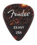 FENDER Picks FENDER 351 Shape Tortoise Shell Extra Heavy Tortoise Shell 1983351700